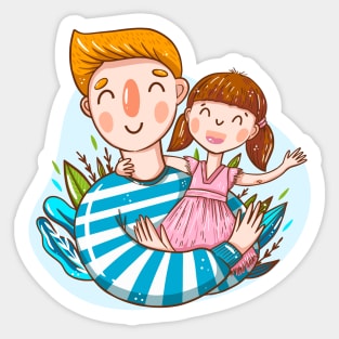 Daddy Girl Love Sticker